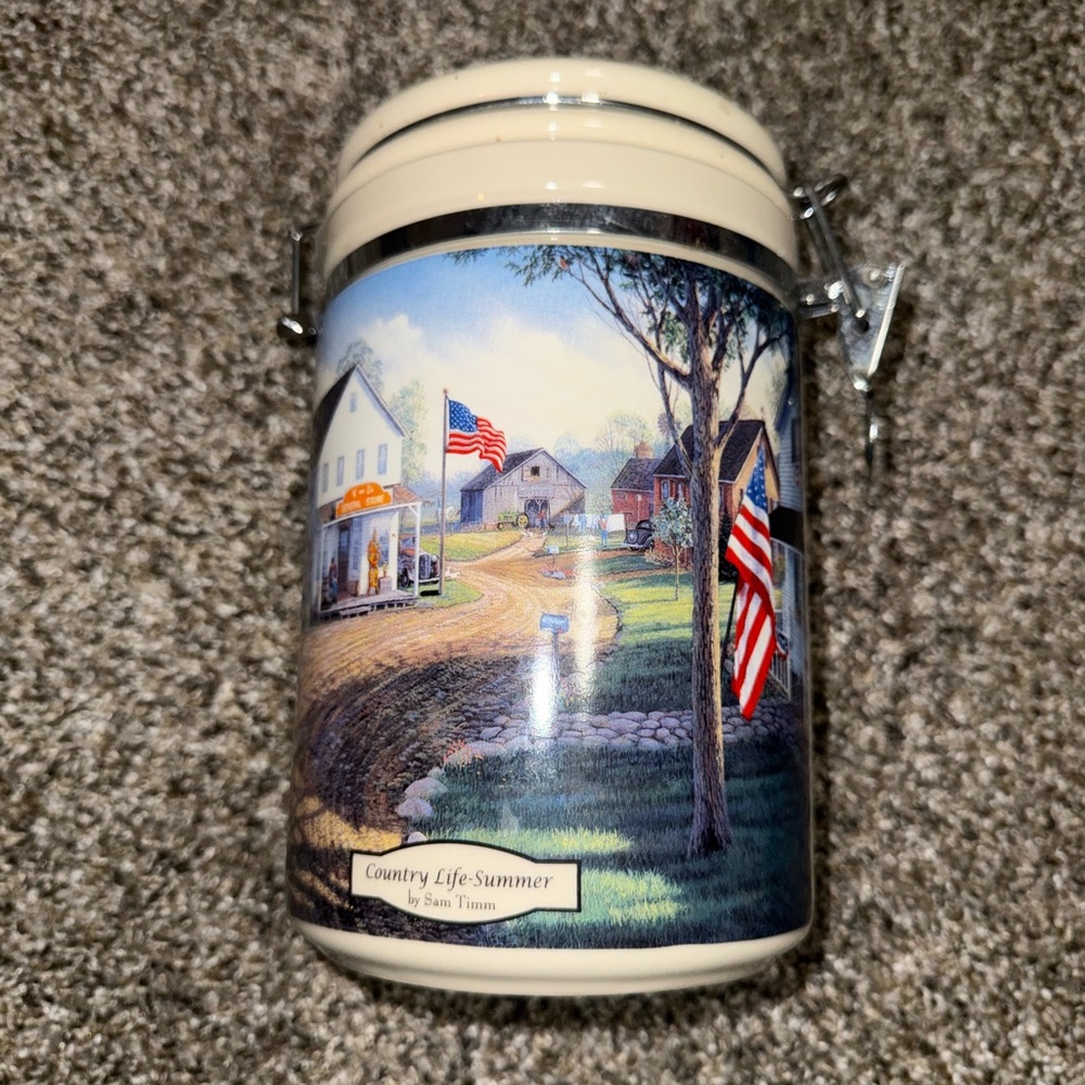 Country Life Summer‎ Themed Canister